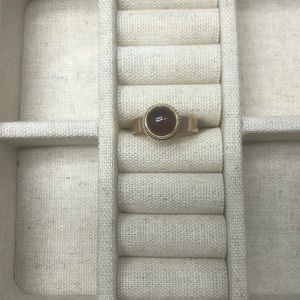 Vintage Gold and Carnelian Ring